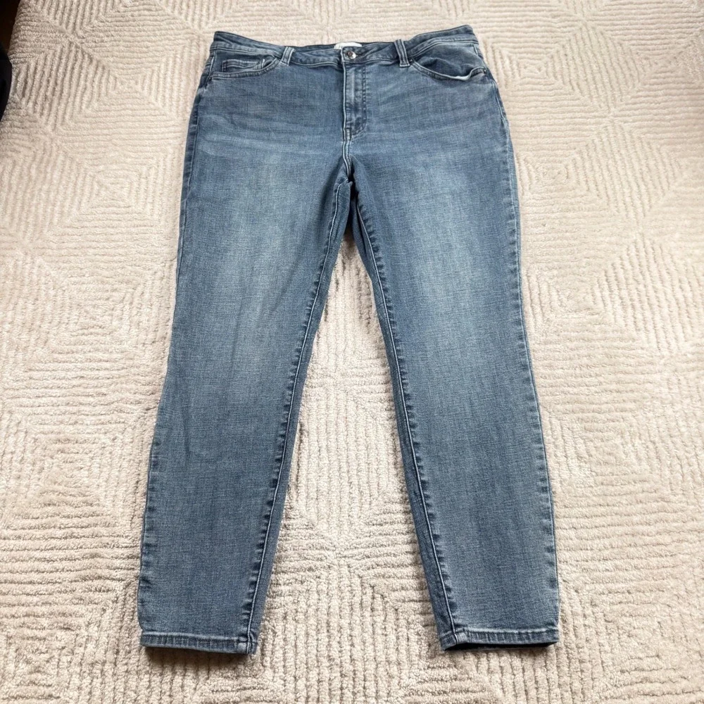 Pistola Skinny Jeans Women's 33 Blue Medium Wash High Rise Stretch Denim Casual - Picture 1 of 11